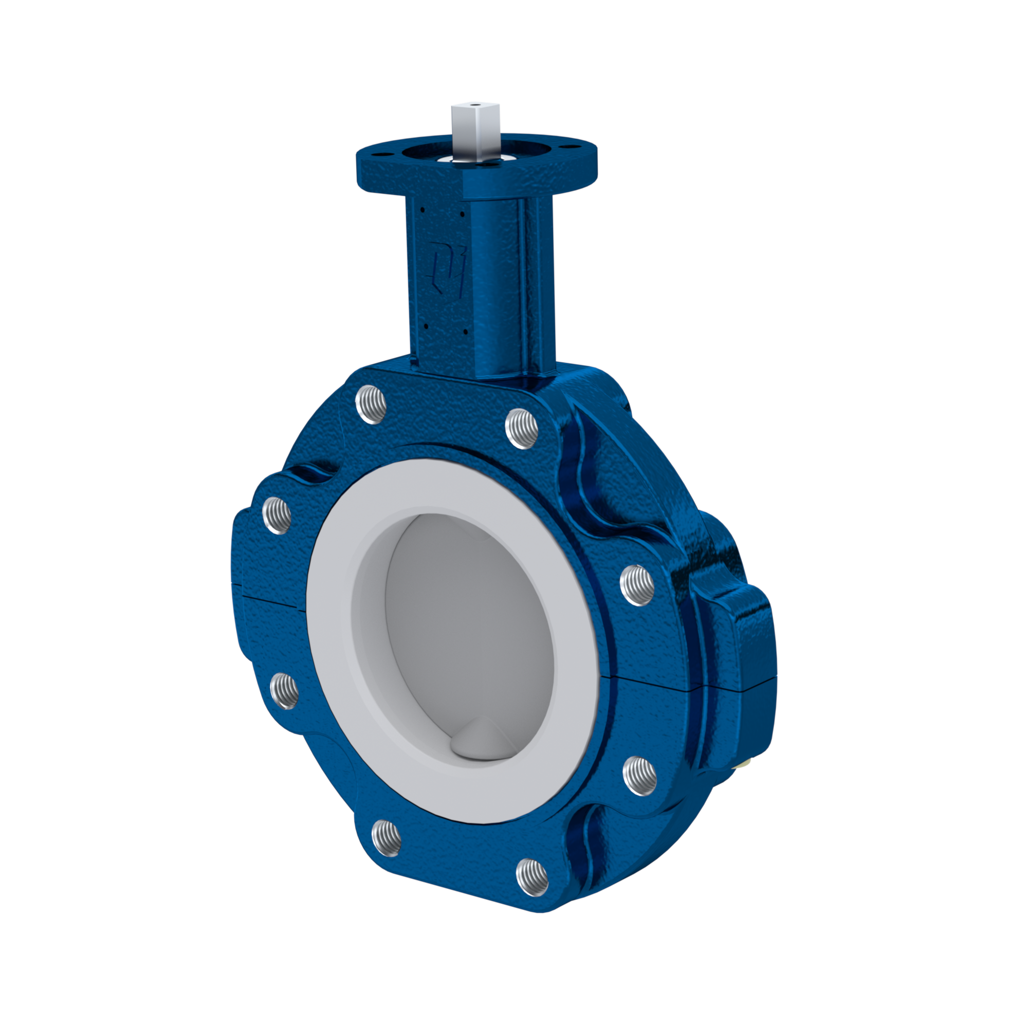 Butterfly-valve PTFE AK10 DN200 ANSI150 EPDM insert