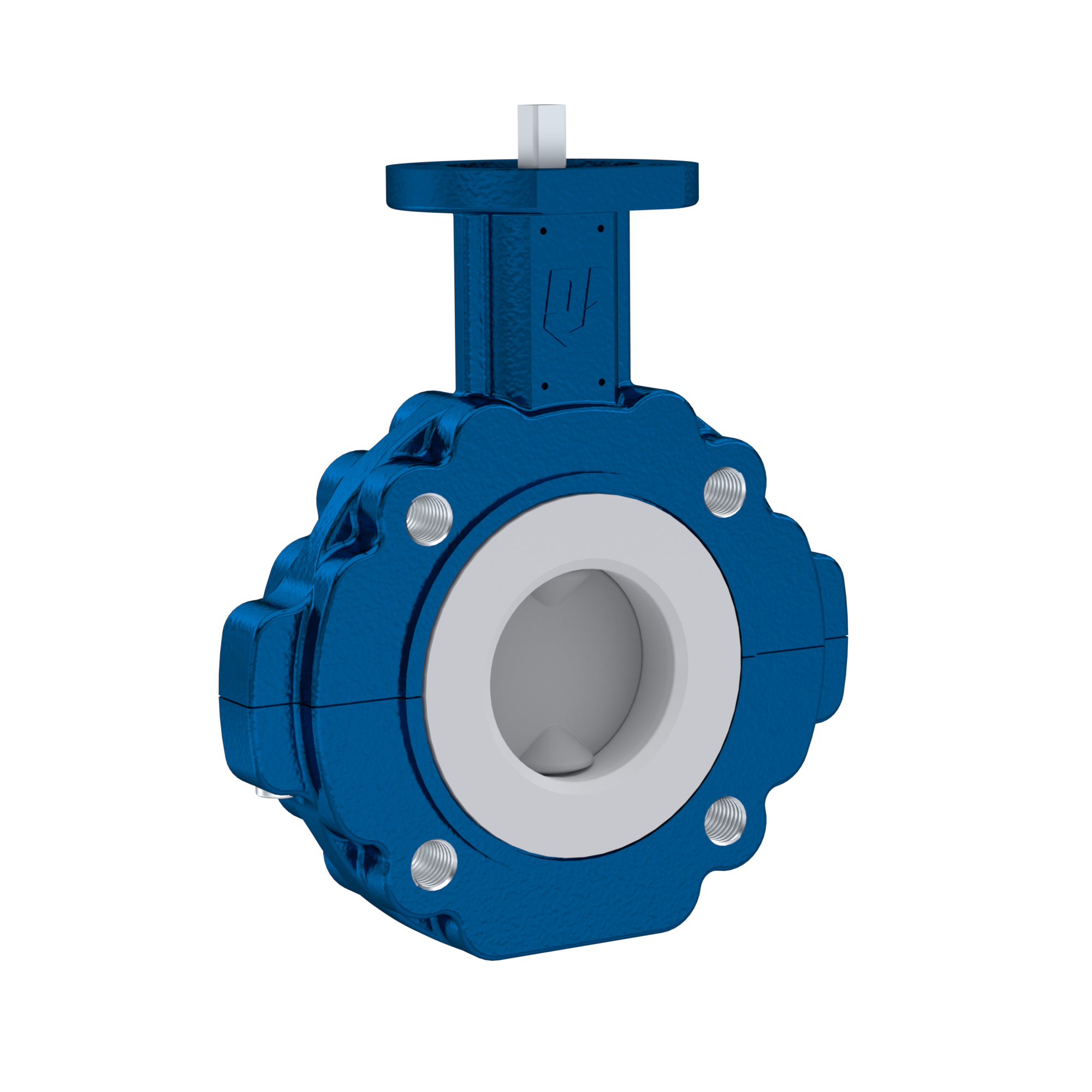 Butterfly-valve PTFE AK10 DN65 ANSI150 EPDM insert