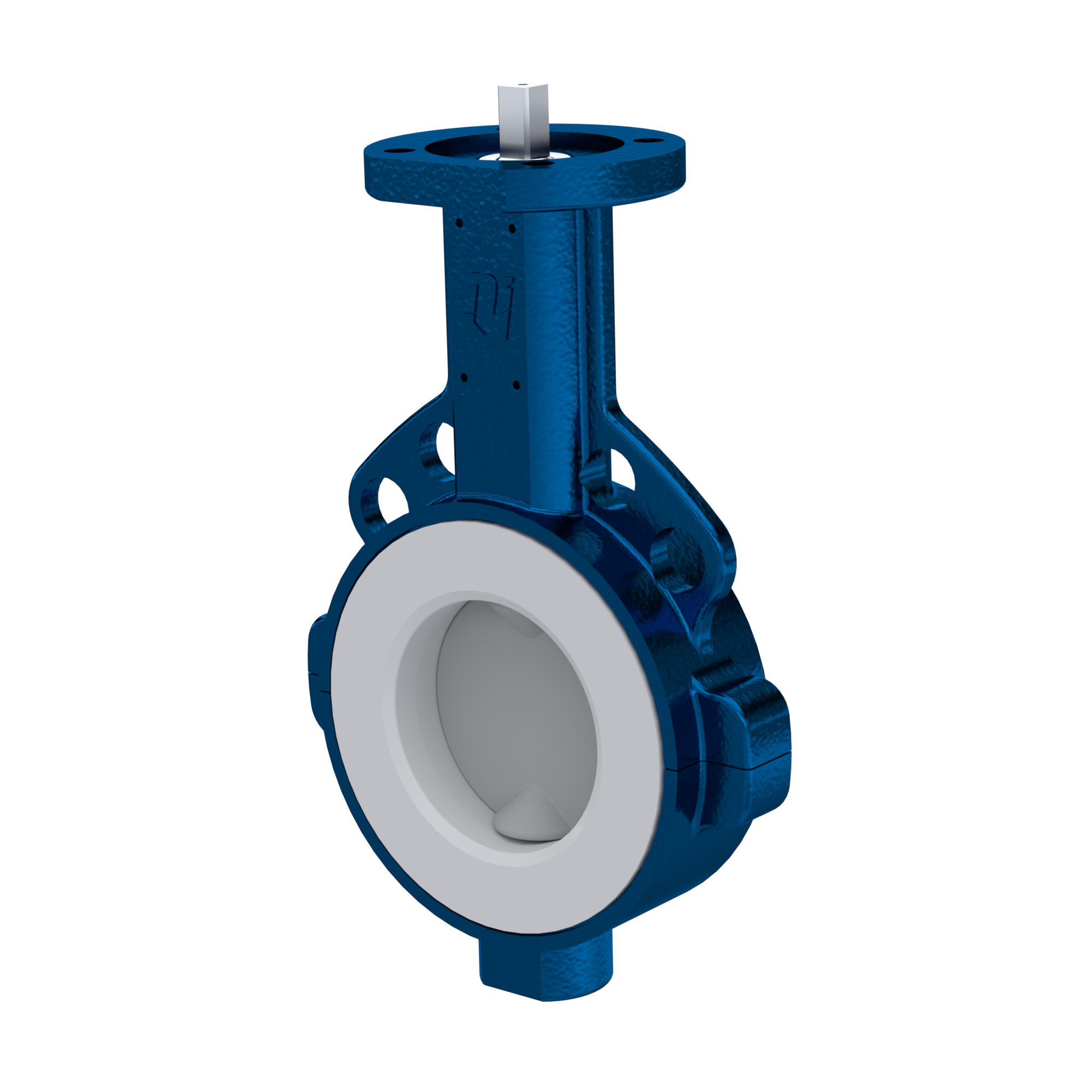 Butterfly-valve PTFE AK09 DN50 PN10-PN16 EPDM insert