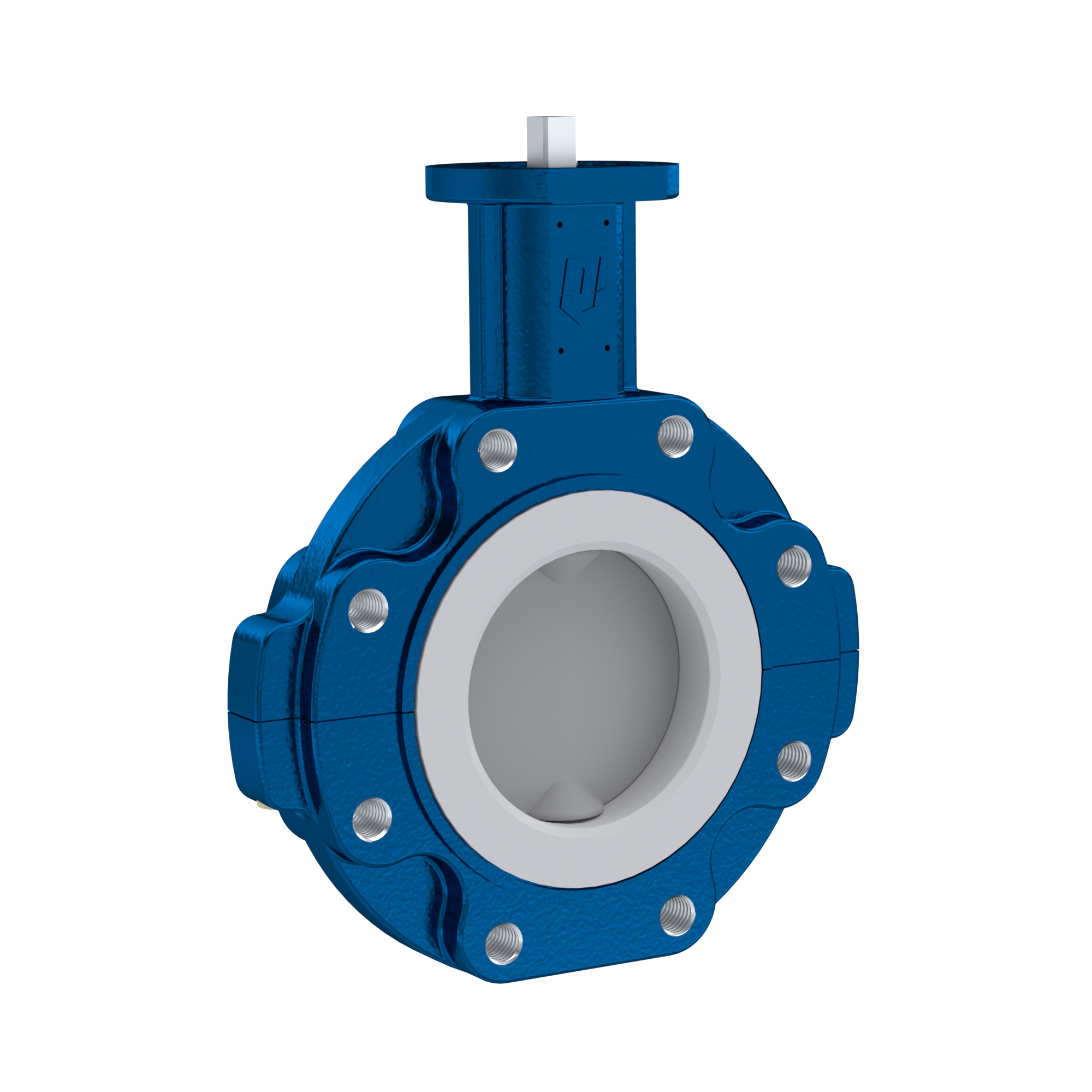 Butterfly-valve PTFE AK10 DN200 ANSI150 EPDM insert